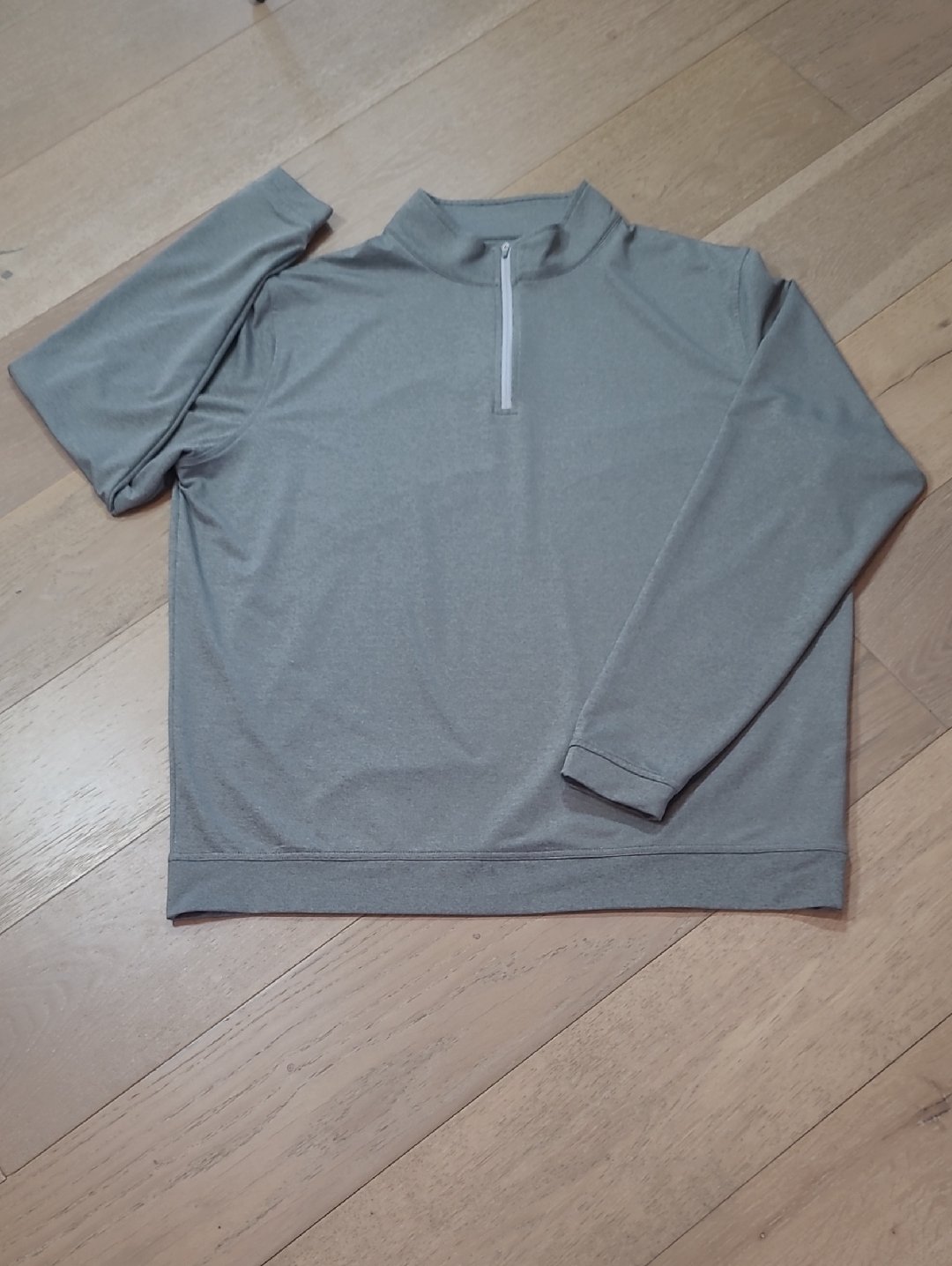 Euc Peter Millar Perth Melange Performance 1/4 Zip Men's Sz Xxl Grey Pull Over